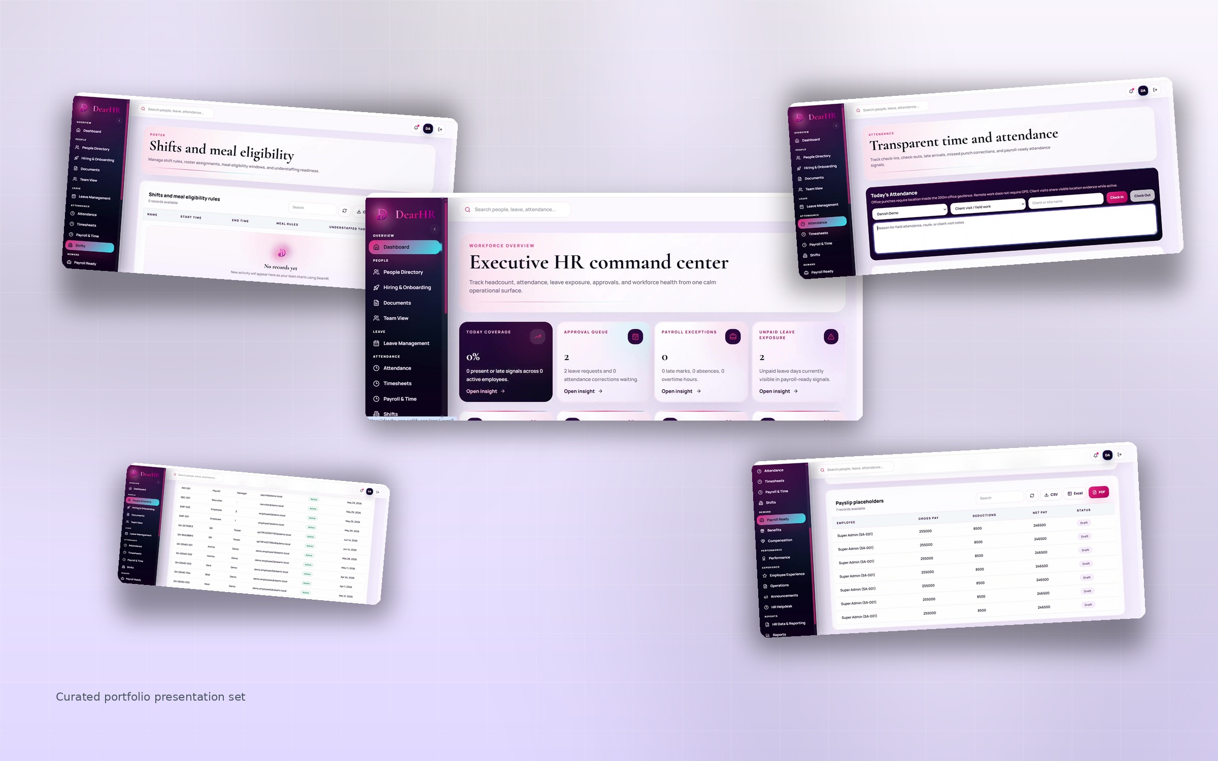 DearHR interface collection